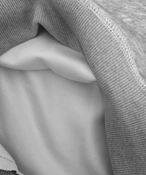 YACA（ヤーカ）の「zip sweat pullover/ジップスウェットプルオーバー（スウェット・レディース・ブラック/グレー・FREE）」の15枚目の写真
