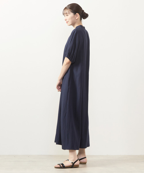 MELROSE claire(メルローズ クレール)の「【フラワーPT&無地アソートワンピース】(ワンピース・レディース・モカ/ネイビー/ブルー/ボルドー・FREE)」の7枚目の写真