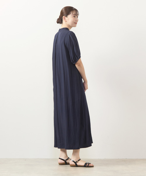 MELROSE claire(メルローズ クレール)の「【フラワーPT&無地アソートワンピース】(ワンピース・レディース・モカ/ネイビー/ブルー/ボルドー・FREE)」の11枚目の写真
