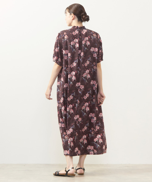 MELROSE claire(メルローズ クレール)の「【フラワーPT&無地アソートワンピース】(ワンピース・レディース・モカ/ネイビー/ブルー/ボルドー・FREE)」の21枚目の写真