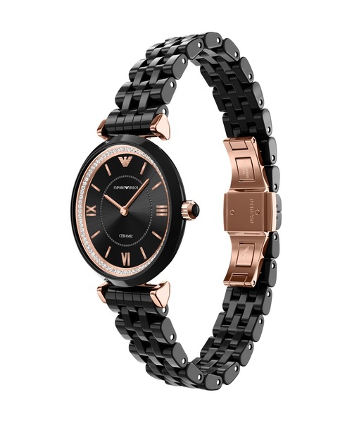 EMPORIO ARMANI（エンポリオアルマーニ）の「エンポリオ・アルマーニ 腕時計 レディース アナログ セラミック AR70021（アナログ腕時計・レディース・ブラック・FREE）」の6枚目の写真