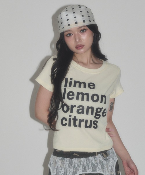 dispark（ディスパーク）の「DISPARK/【26年春夏新作】citrus T（Tシャツ/カットソー・レディース・イエロー/グリーン系その他・FREE）」の9枚目の写真