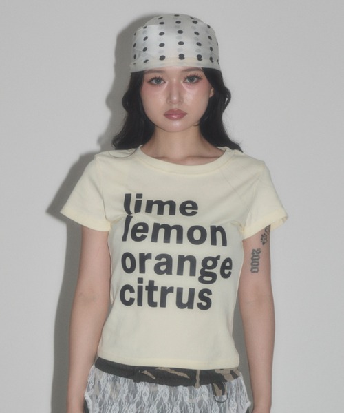 dispark（ディスパーク）の「DISPARK/【26年春夏新作】citrus T（Tシャツ/カットソー・レディース・イエロー/グリーン系その他・FREE）」の6枚目の写真