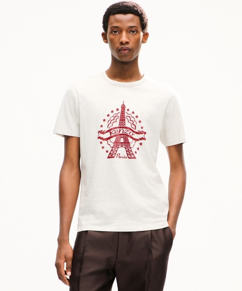 KENZO(ケンゾー)の「93KENZO EIFFEL TOWER DESIGN SLIM T-SHIRT(Tシャツ/カットソー・メンズ・グレー系その他・SMALL)」の3枚目の写真
