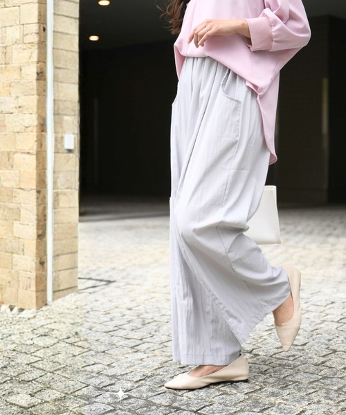 Ehre style（エーレスタイル）の「暑い日も快適！たくさん歩く日にきれ楽パンツ（その他パンツ・レディース・ネイビー/グレー/ブラック・M/L）」の20枚目の写真