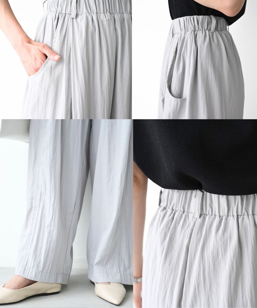 Ehre style（エーレスタイル）の「暑い日も快適！たくさん歩く日にきれ楽パンツ（その他パンツ・レディース・ネイビー/グレー/ブラック・M/L）」の15枚目の写真