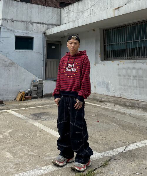 THUMB(ダム)の「コントラストパネルワイドデニム(デニムパンツ・メンズ・その他・0/1/2/3)」の10枚目の写真