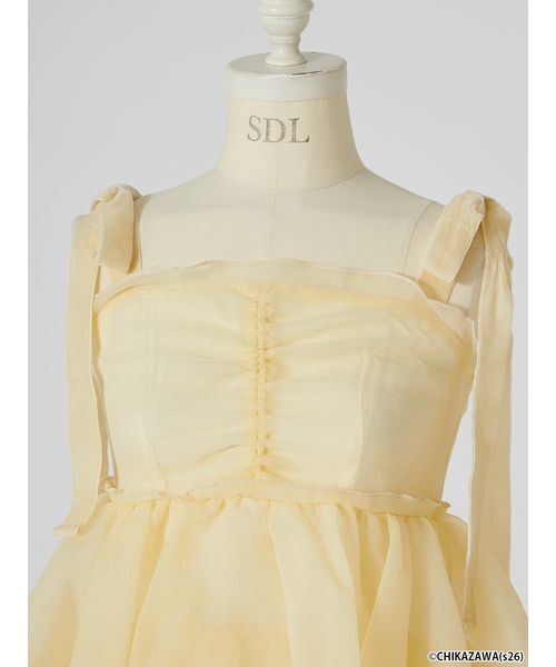 SNIDEL(スナイデル)の「【SNIDEL×近沢レース店】コラボチュニック(その他トップス・レディース・イエロー/オフホワイト/ブラック・F)」の10枚目の写真