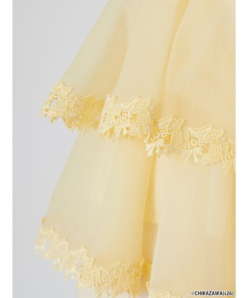 SNIDEL(スナイデル)の「【SNIDEL×近沢レース店】コラボチュニック(その他トップス・レディース・イエロー/オフホワイト/ブラック・F)」の14枚目の写真