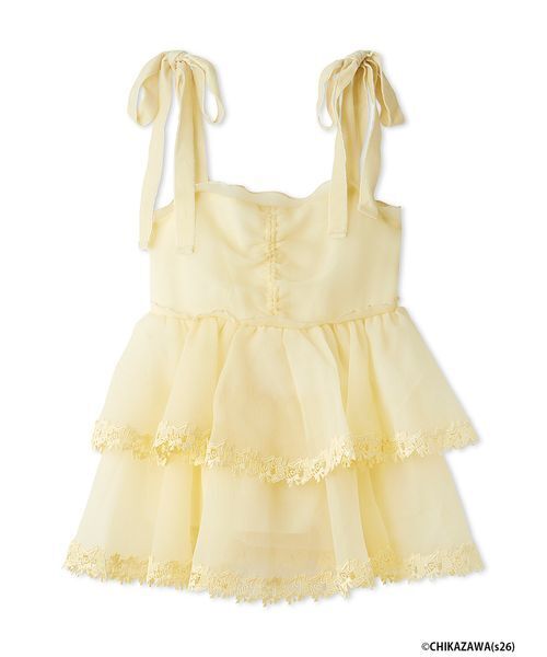 SNIDEL(スナイデル)の「【SNIDEL×近沢レース店】コラボチュニック(その他トップス・レディース・イエロー/オフホワイト/ブラック・F)」の16枚目の写真