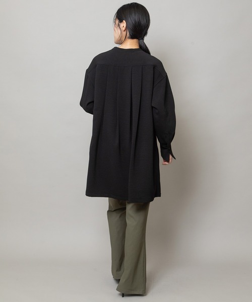 Munich(ミューニック)の「ヴィンテージダブルジョーゼットプルオーバーロングシャツ(シャツ/ブラウス・レディース・ブラック/ブラウン・FREE)」の12枚目の写真