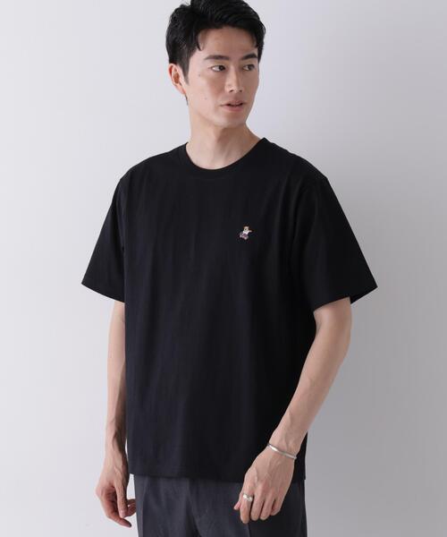 NANO universe(ナノユニバース)の「ナノベアCOOL Tシャツ 半袖1 SK8(Tシャツ/カットソー・メンズ・ネイビー/ホワイト/ブラック・M/XL/L)」の2枚目の写真