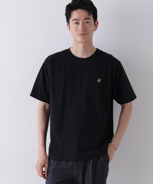 NANO universe(ナノユニバース)の「ナノベアCOOL Tシャツ 半袖1 SK8(Tシャツ/カットソー・メンズ・ネイビー/ホワイト/ブラック・M/XL/L)」の5枚目の写真