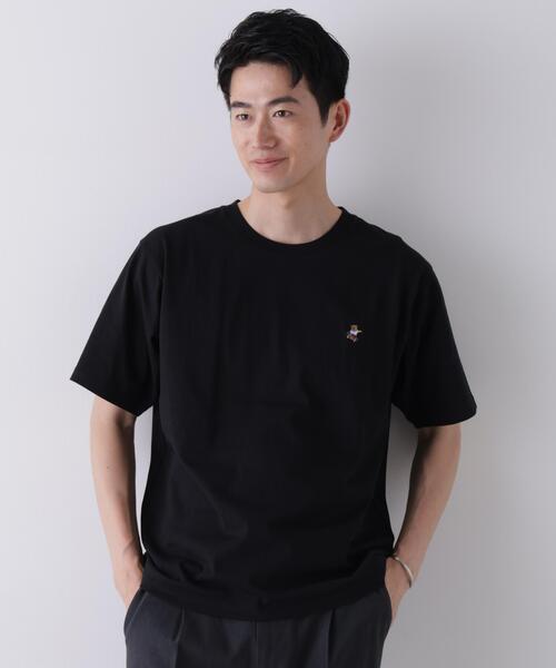 NANO universe(ナノユニバース)の「ナノベアCOOL Tシャツ 半袖1 SK8(Tシャツ/カットソー・メンズ・ネイビー/ホワイト/ブラック・M/XL/L)」の6枚目の写真