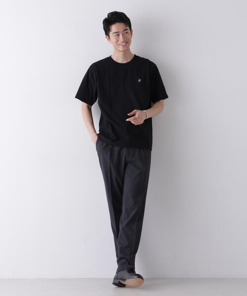 NANO universe(ナノユニバース)の「ナノベアCOOL Tシャツ 半袖1 SK8(Tシャツ/カットソー・メンズ・ネイビー/ホワイト/ブラック・M/XL/L)」の9枚目の写真
