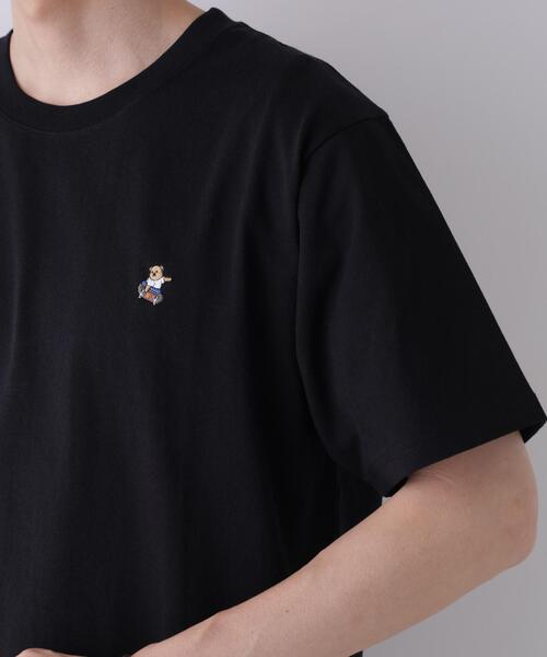 NANO universe(ナノユニバース)の「ナノベアCOOL Tシャツ 半袖1 SK8(Tシャツ/カットソー・メンズ・ネイビー/ホワイト/ブラック・M/XL/L)」の15枚目の写真