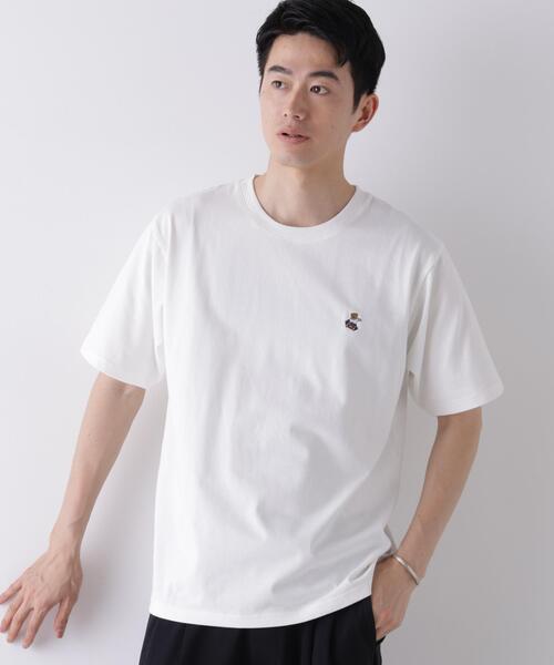 NANO universe(ナノユニバース)の「ナノベアCOOL Tシャツ 半袖1 SK8(Tシャツ/カットソー・メンズ・ネイビー/ホワイト/ブラック・M/XL/L)」の19枚目の写真
