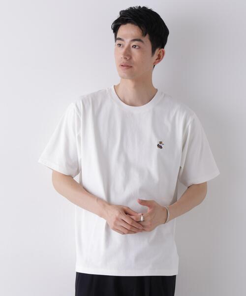 NANO universe(ナノユニバース)の「ナノベアCOOL Tシャツ 半袖1 SK8(Tシャツ/カットソー・メンズ・ネイビー/ホワイト/ブラック・M/XL/L)」の20枚目の写真
