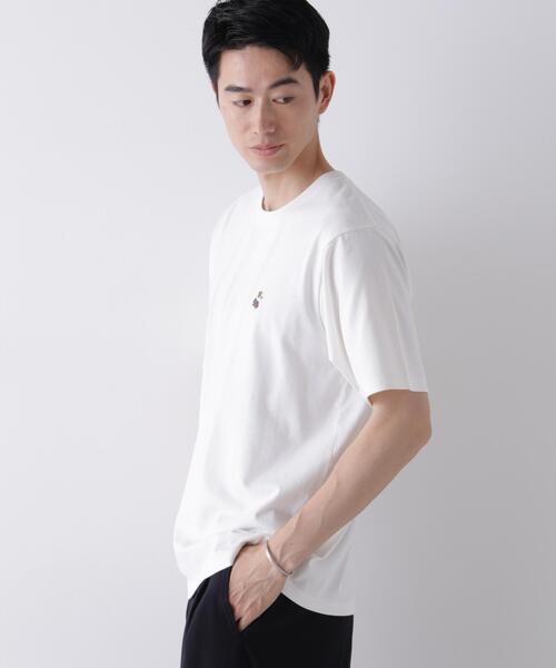 NANO universe(ナノユニバース)の「ナノベアCOOL Tシャツ 半袖1 SK8(Tシャツ/カットソー・メンズ・ネイビー/ホワイト/ブラック・M/XL/L)」の21枚目の写真