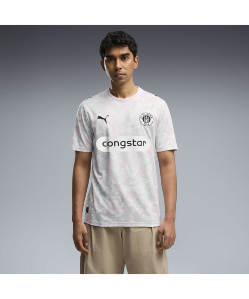 PUMA(プーマ)の「PUMA プーマ メンズ 2026-27 FCザンクトパウリ サード レプリカ 半袖 ユニフォ(Tシャツ/カットソー・メンズ・ライトグリーン系・SMALL/X-LARGE/LARGE/MEDIUM)」の1枚目の写真
