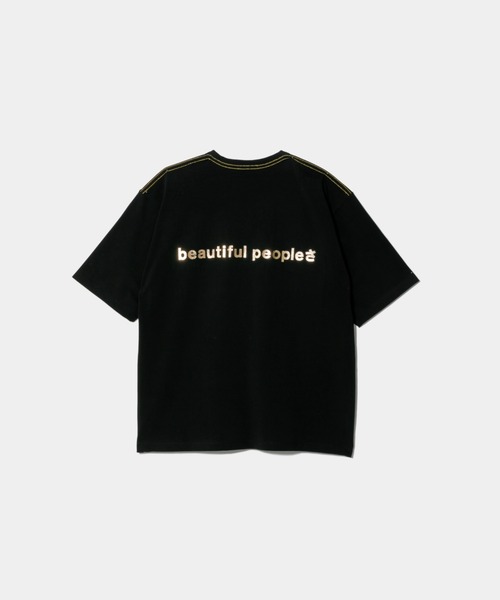 beautiful people（ビューティフルピープル）の「hight twist jersey regular-fit back foil print T-shirts（Tシャツ/カットソー・レディース・ブラック・38）」の12枚目の写真