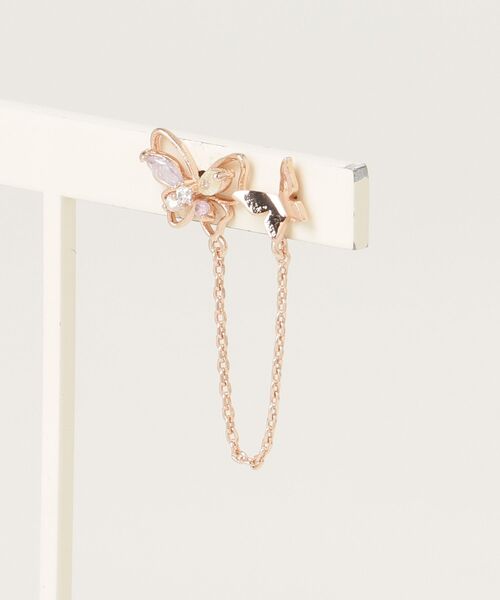 Vini(ヴィニ)の「バタフライ/プラネット チェーンピアス(ピアス(片耳用)・レディース・ピンク系1/ピンク系2/ピンク系3・ONESIZE)」の6枚目の写真