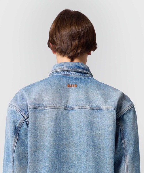 MSGM（エムエスジーエム）の「ロングタイ デニムシャツ（シャツ/ブラウス・メンズ・ライトブルー・39）」の5枚目の写真