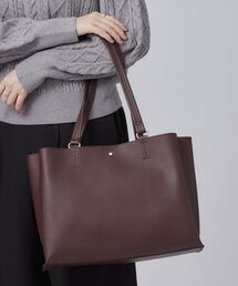 SHOO・LA・RUE | 【軽量/A4】ふわっと軽いボックストートバッグ(トートバッグ)