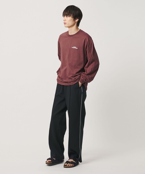 NICE WEATHER(ナイスウェザー)の「<NICE WEATHER>ピンタックトラックパンツ(その他パンツ・メンズ・ダークブラウン/パープル/ブラック・M/S/XS/L)」の7枚目の写真