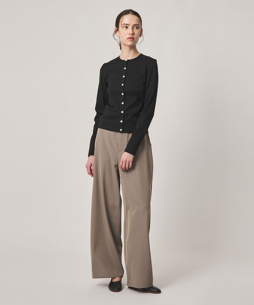 Steven Alan(スティーブンアラン)の「<Steven Alan>コットン フライス カーディガン(カーディガン/ボレロ・レディース・ライム/オフホワイト/レッド/ブラウン系/ブラック・FREE)」の9枚目の写真