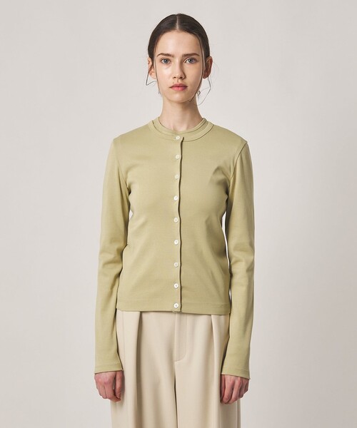 Steven Alan(スティーブンアラン)の「<Steven Alan>コットン フライス カーディガン(カーディガン/ボレロ・レディース・ライム/オフホワイト/レッド/ブラウン系/ブラック・FREE)」の10枚目の写真