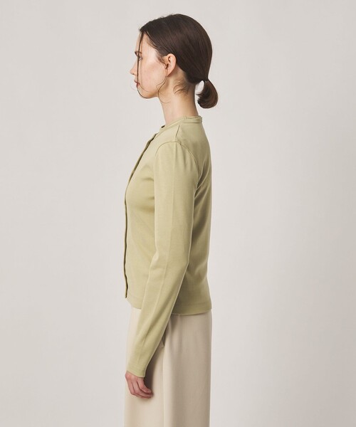 Steven Alan(スティーブンアラン)の「<Steven Alan>コットン フライス カーディガン(カーディガン/ボレロ・レディース・ライム/オフホワイト/レッド/ブラウン系/ブラック・FREE)」の11枚目の写真