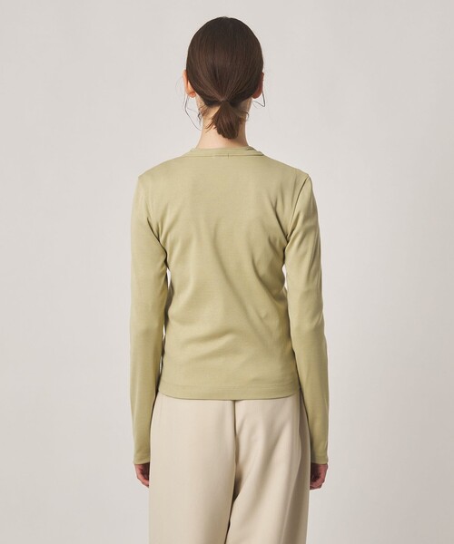 Steven Alan(スティーブンアラン)の「<Steven Alan>コットン フライス カーディガン(カーディガン/ボレロ・レディース・ライム/オフホワイト/レッド/ブラウン系/ブラック・FREE)」の12枚目の写真