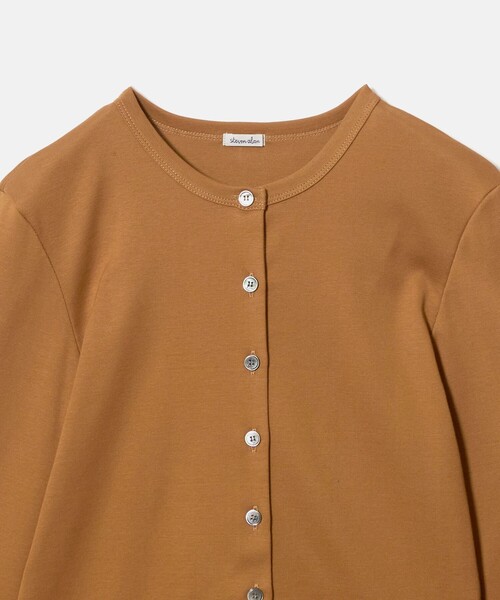 Steven Alan(スティーブンアラン)の「<Steven Alan>コットン フライス カーディガン(カーディガン/ボレロ・レディース・ライム/オフホワイト/レッド/ブラウン系/ブラック・FREE)」の14枚目の写真