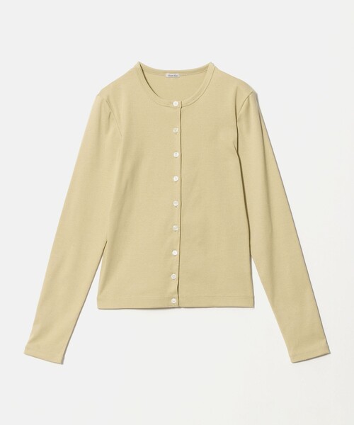 Steven Alan(スティーブンアラン)の「<Steven Alan>コットン フライス カーディガン(カーディガン/ボレロ・レディース・ライム/オフホワイト/レッド/ブラウン系/ブラック・FREE)」の20枚目の写真