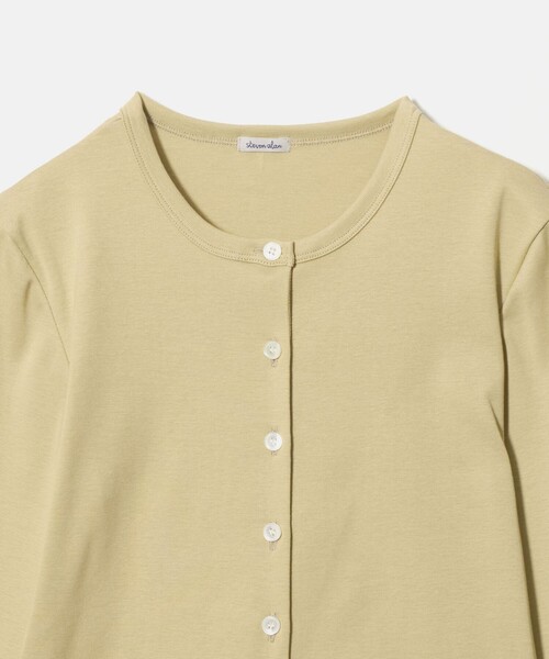 Steven Alan(スティーブンアラン)の「<Steven Alan>コットン フライス カーディガン(カーディガン/ボレロ・レディース・ライム/オフホワイト/レッド/ブラウン系/ブラック・FREE)」の21枚目の写真