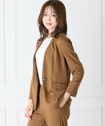 INED（イネド）の「【洗えるセットアップ】ノーカラージャケット《INED CLARO》（スーツジャケット）」