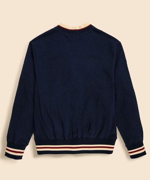 BROOKS BROTHERS（ブルックスブラザーズ）の「コットン　スウェット　Vネック　レタードカーディガン（スウェット・メンズ・グレー・SMALL/LARGE/X-LARGE）」の5枚目の写真