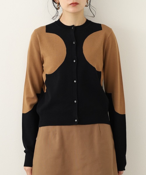 Orla Kiely(-)の「グランドペタル カーディガン(カーディガン/ボレロ・レディース・ブラック・36/S)」の11枚目の写真