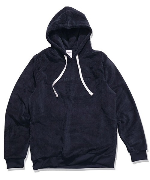 TOMMY HILFIGER(トミーヒルフィガー)の「TOMMY HILFIGER ボアフリースパーカー(パーカー・メンズ・ネイビー・MEDIUM)」の1枚目の写真
