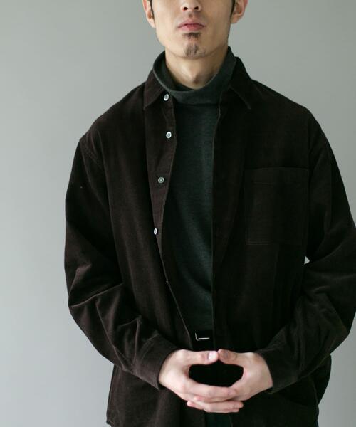 URBAN RESEARCH DOORS(アーバンリサーチドアーズ)の「タートルネック スムース ロングスリーブTシャツ(Tシャツ/カットソー・メンズ・ブラウン/チャコールグレー・LARGE/MEDIUM)」の9枚目の写真