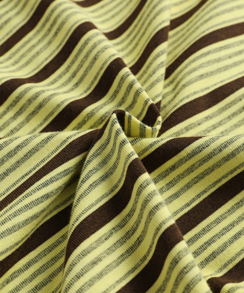 MENASOO（ミナス）の「Vintage Stripe Rugby T Shirt_Yellow（ポロシャツ・レディース・イエロー・1/2）」の19枚目の写真