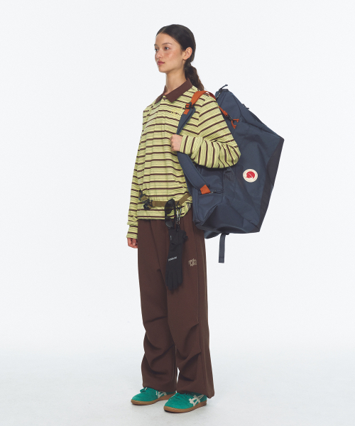 MENASOO(ミナス)の「Waffle Layered Waist Pants_Brown(スウェットパンツ・レディース・ブラウン・1/2)」の9枚目の写真