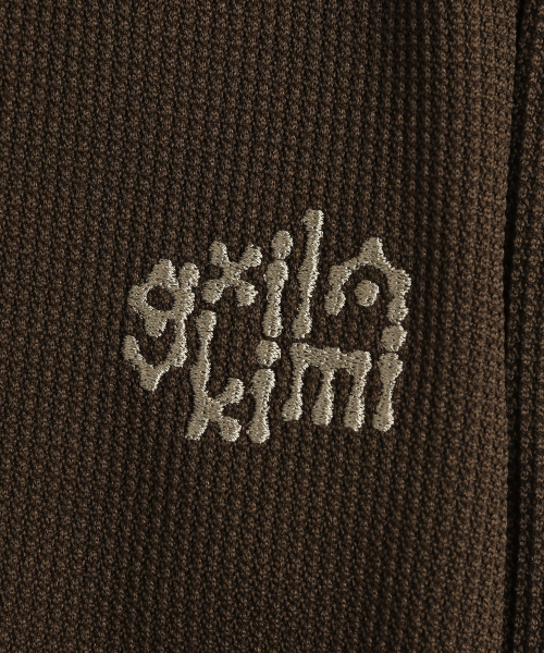 MENASOO(ミナス)の「Waffle Layered Waist Pants_Brown(スウェットパンツ・レディース・ブラウン・1/2)」の19枚目の写真