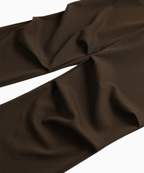 MENASOO(ミナス)の「Waffle Layered Waist Pants_Brown(スウェットパンツ・レディース・ブラウン・1/2)」の16枚目の写真