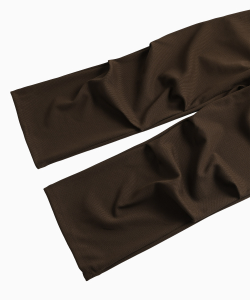 MENASOO(ミナス)の「Waffle Layered Waist Pants_Brown(スウェットパンツ・レディース・ブラウン・1/2)」の15枚目の写真