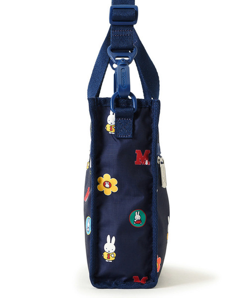 Miffy（ ミッフィー）の「【LeSportsac×Miffy】MINI N/S TOTE ミッフィーネイビーポルカドット（ショルダーバッグ・レディース・ブルー・FREE）」の5枚目の写真