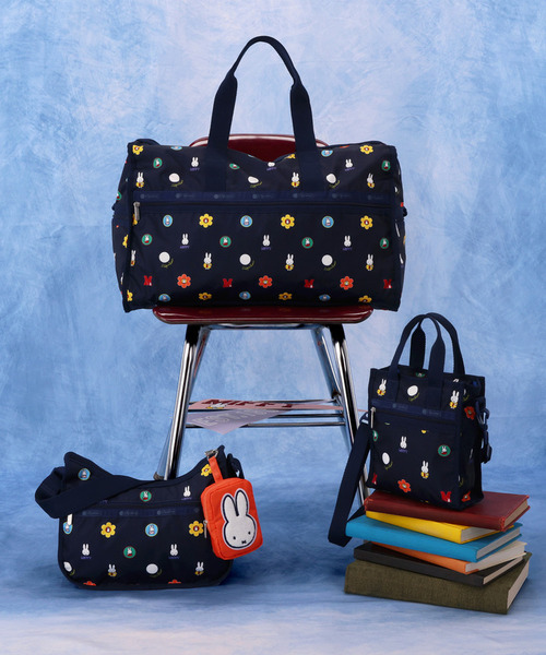 Miffy（ ミッフィー）の「【LeSportsac×Miffy】MINI N/S TOTE ミッフィーネイビーポルカドット（ショルダーバッグ・レディース・ブルー・FREE）」の11枚目の写真
