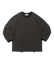 クラシックストライプ長袖Tシャツ(ブラック)
