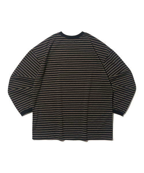 TAILOR STUDIO(テーラースタジオ)の「クラシックストライプ長袖Tシャツ(ブラック)(Tシャツ/カットソー・メンズ・その他・FREE)」の2枚目の写真